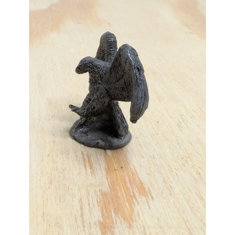 Pewter Style Finish Small Eagle Desk‎ Piece Man Cave Outdoors